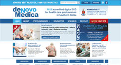 Desktop Screenshot of denovomedica.com